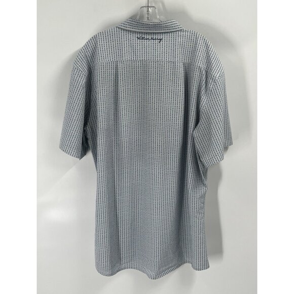 William Murray Short Sleeve Polo Shirt Sz XXL Mens Beer Mugs Blue - Picture 7 of 8